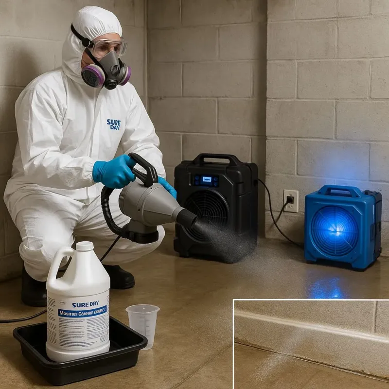 Sanitization and Odor Removal process in Caddo, OK